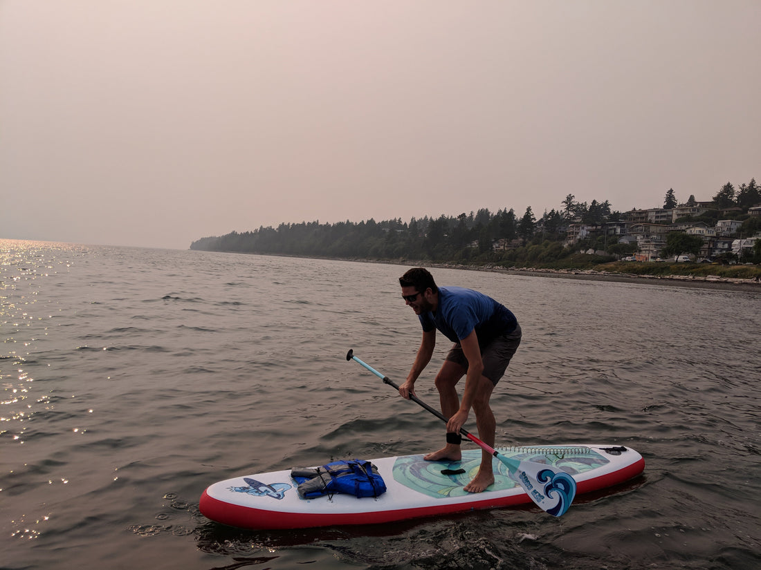 Things not to do on a SUP paddleboard in Canada.