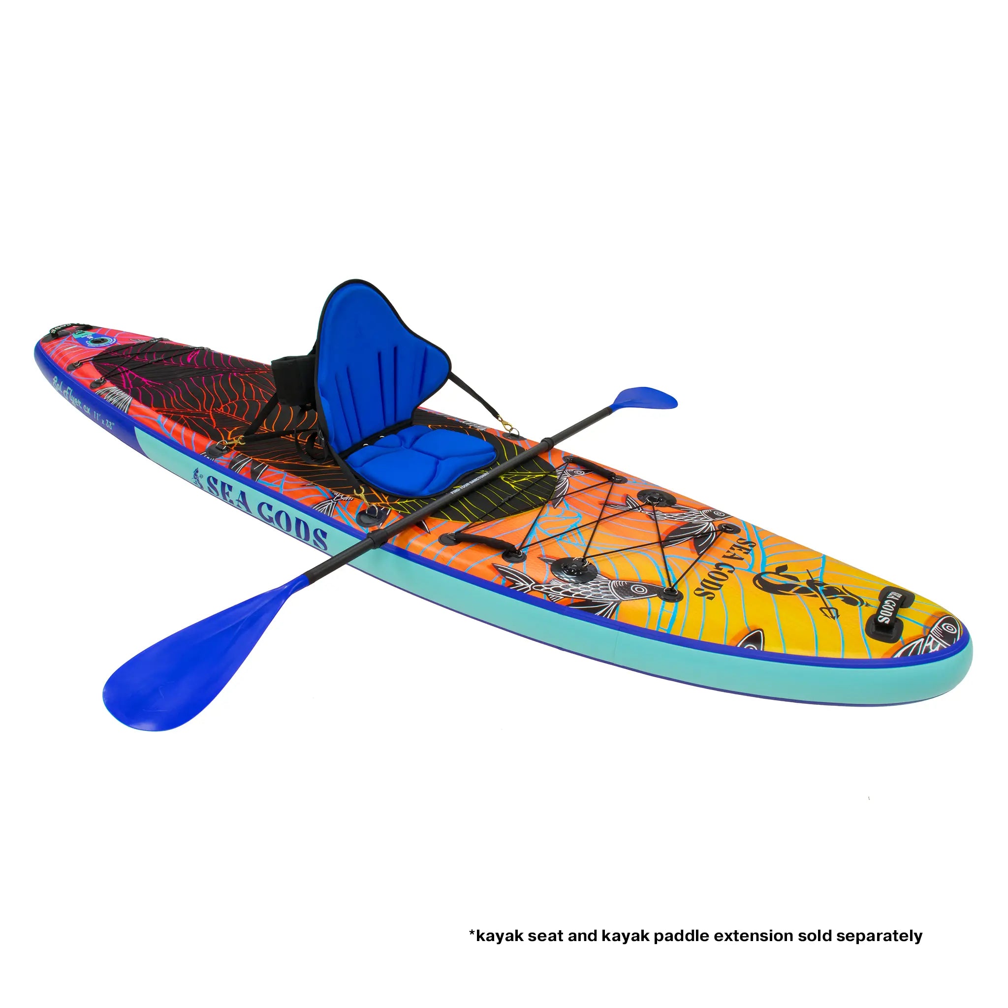 Sol Flyer Hybrid All Around Longboard Inflatable Paddle Board