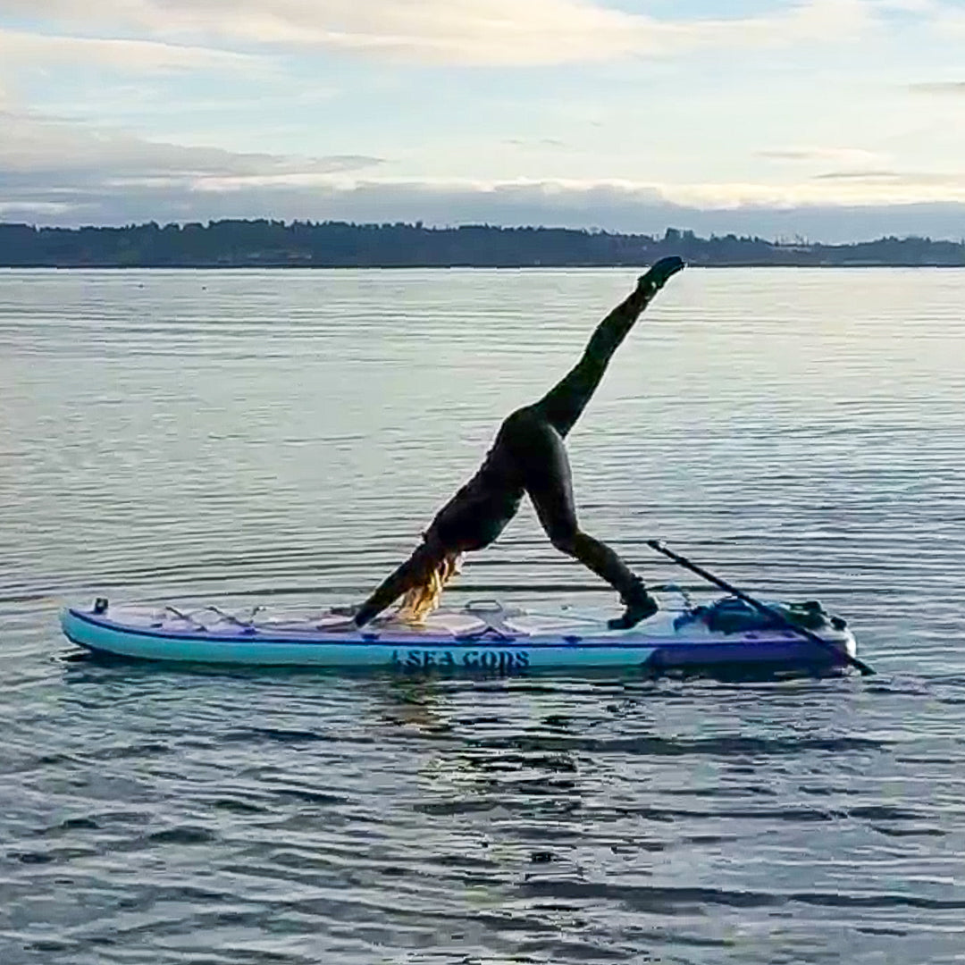 Yoga Paddle Board | Infinite Mantra Yoga iSUP by SeaGods Canada
