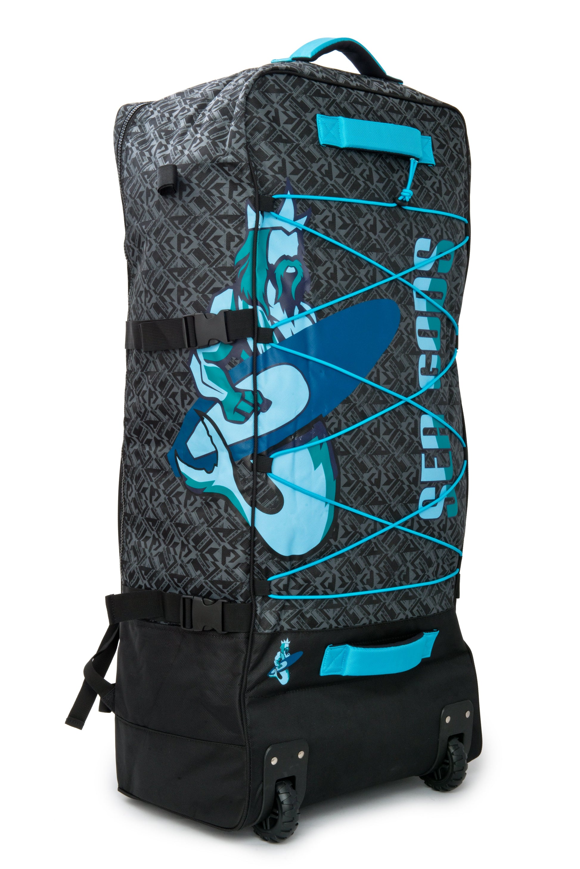 Seagods Stand Up Paddleboards Wheeled carry bag side