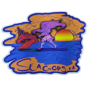 Poseidon SUPs Sticker By Sea Gods (Paddle Board)